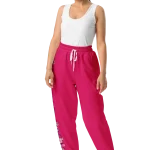 wild peach clothing trackie dacks ruby red track pants front 3