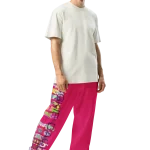 wild peach clothing trackie dacks ruby red track pants right front 1