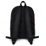 wild peach backpack squares of madness back