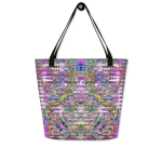 wild peach large tote bag bug out back