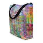 wild peach large tote bag i am on drugs front 1