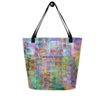 wild peach large tote bag i am on drugs front 2