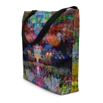 wild peach large tote bag vivid hallucinations front 1