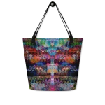 wild peach large tote bag vivid hallucinations front 2