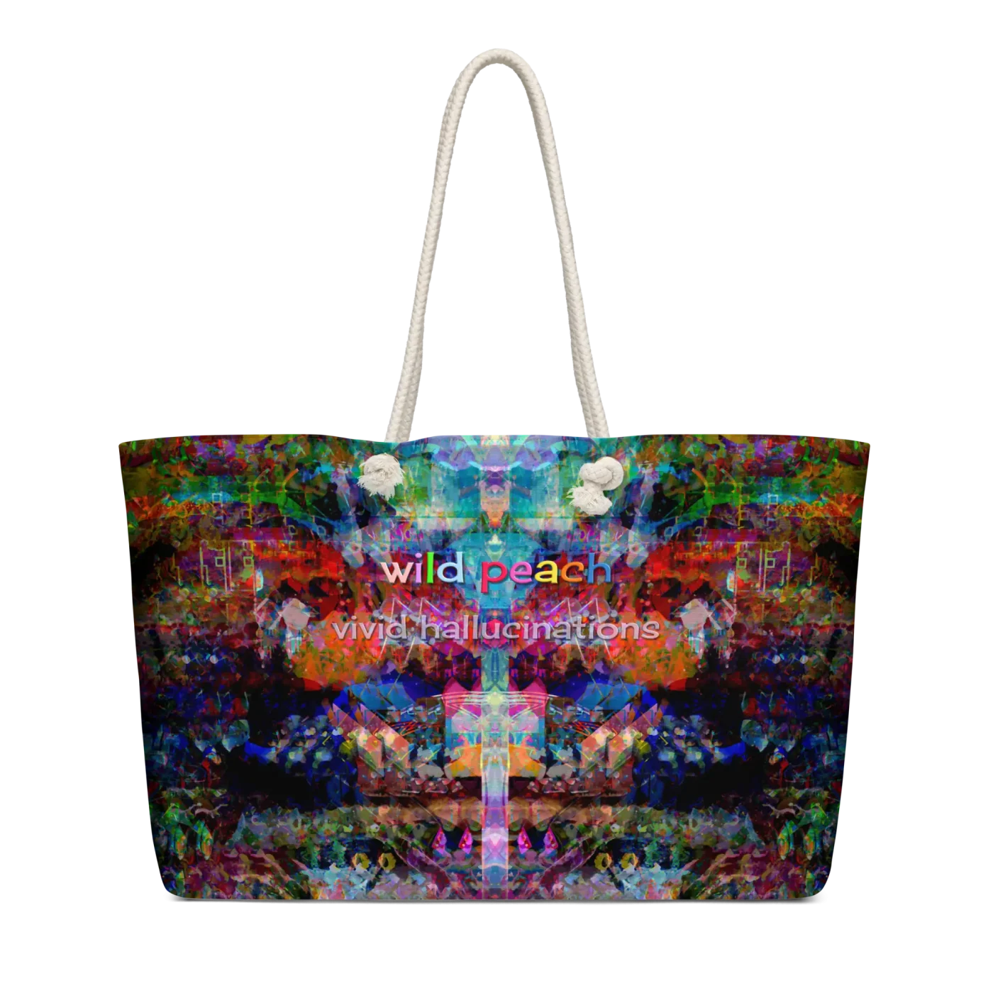 wild peach weekender bag vivid hallucinations front 2