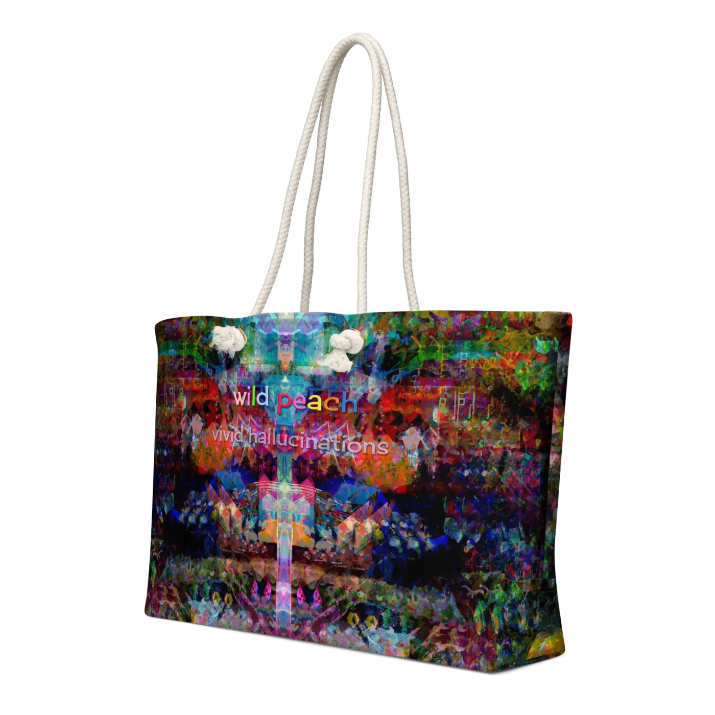 wild peach weekender bag vivid hallucinations left front