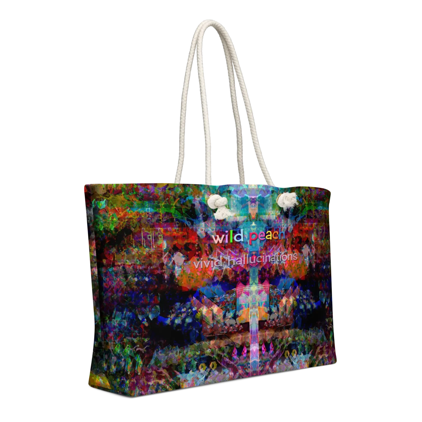 wild peach weekender bag vivid hallucinations right front
